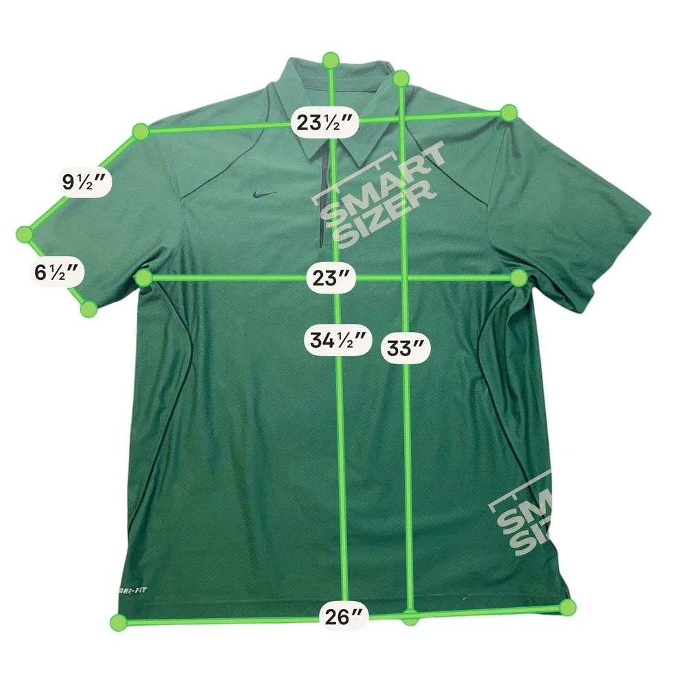 Nike Dri-FIT Polo Shirt Mens XXL Green Excellent‎ Diamond Grid Golf 380179-343